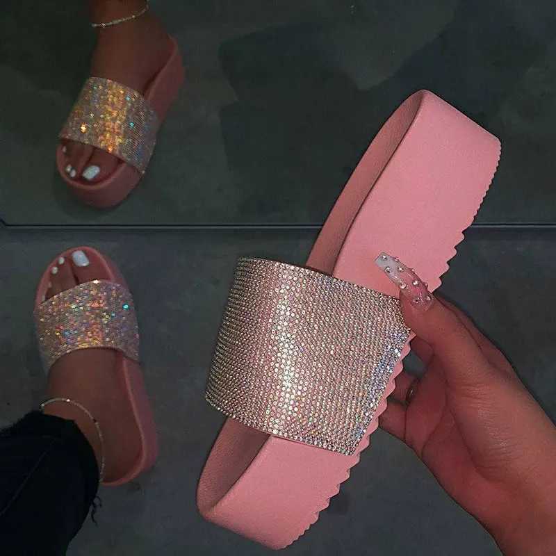 Spring/summer/women waterproof platform thick bottom rhine slippers candy-colored beach sandals outdoor wild fi ladiesXJ250207