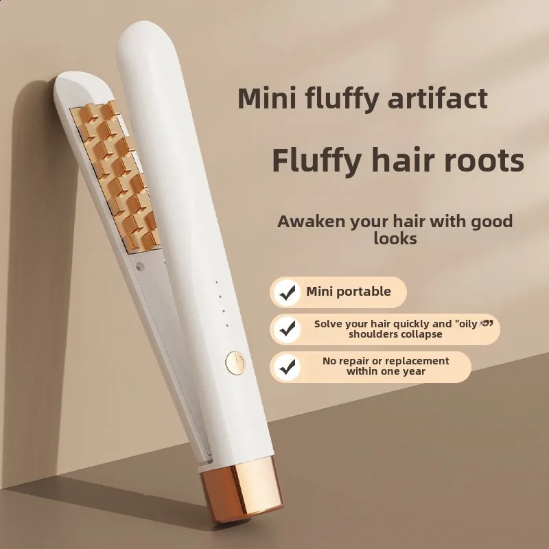Hair Volumizing Iron Multi-functional Corn Hair Styling Tool Straightening Curling Hair Crimper 250206