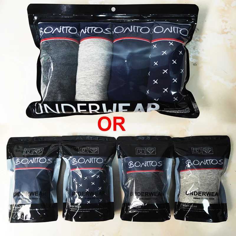6pcs black boxers Mens Underware Men Boxer shorts Cotton Underwear for man Sexy Male Underpants Brand Mens PantiesXJ250207