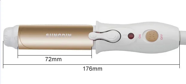 110-240V Portable Travel Electric Mini Hair Curler Curling Iron Fast Small Tourmaline Ceramic Wavy Tong Hair Styling Tool 250206
