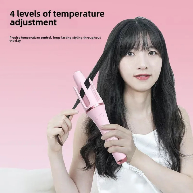Fully Automatic Curling Iron Tangle Hair Curler with Negative Ions Latest Curling Wand Hair Curler for long-lasting styling 250206