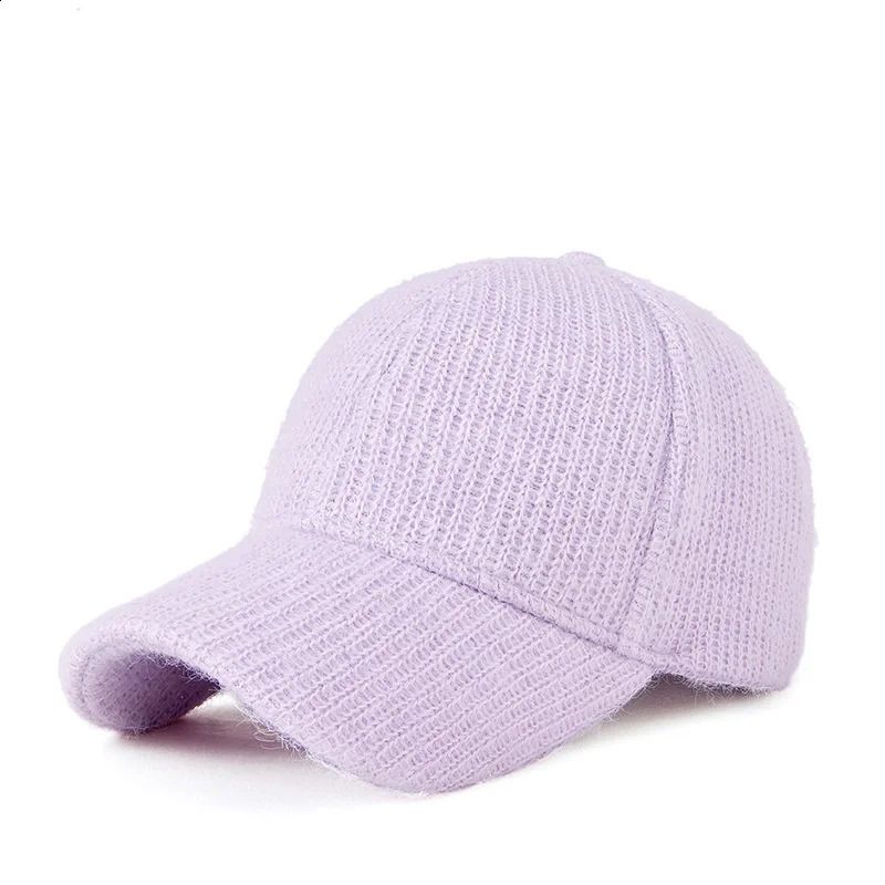 Adult Winter Big Size Baseball Cap Lady Warm Knitted Hats Dad Outdoors Warm Sport Hat Men Caps 55-59cm 60-65cm 250206