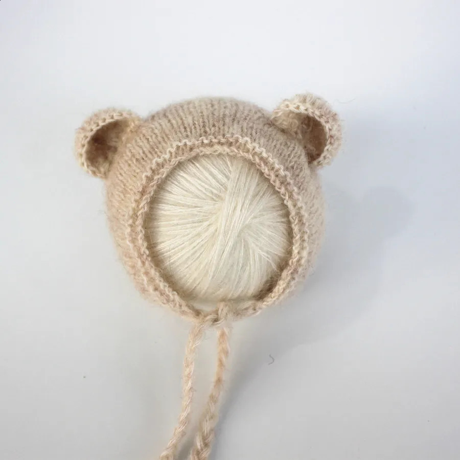 born Baby Bear Caps Doll Set Pography Props born Beanies Baby Keepsakes Babies Accessories born Po Props 250206