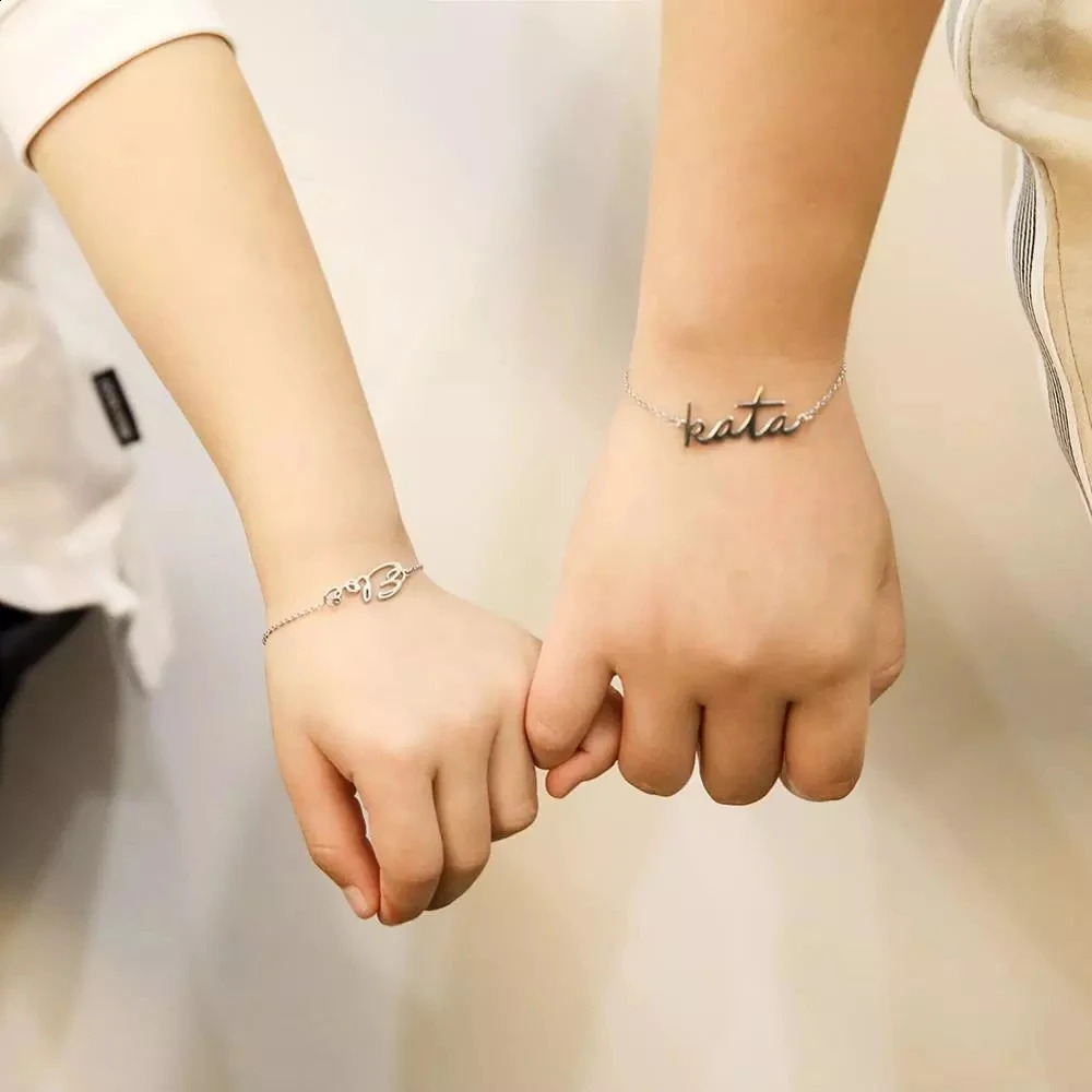 Sipuris Custom Name Bracelets With Crown For Women Stainless Steel Customized Personalized Unique Bracelet Jewelry ren 250206