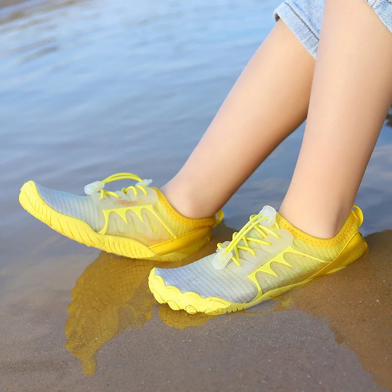 Summer Water Shoes Kids Beach Five Fingers Barefoot Swimming Aqua Shoes Colorful Seaside River Slippers Children Sneakers 250207