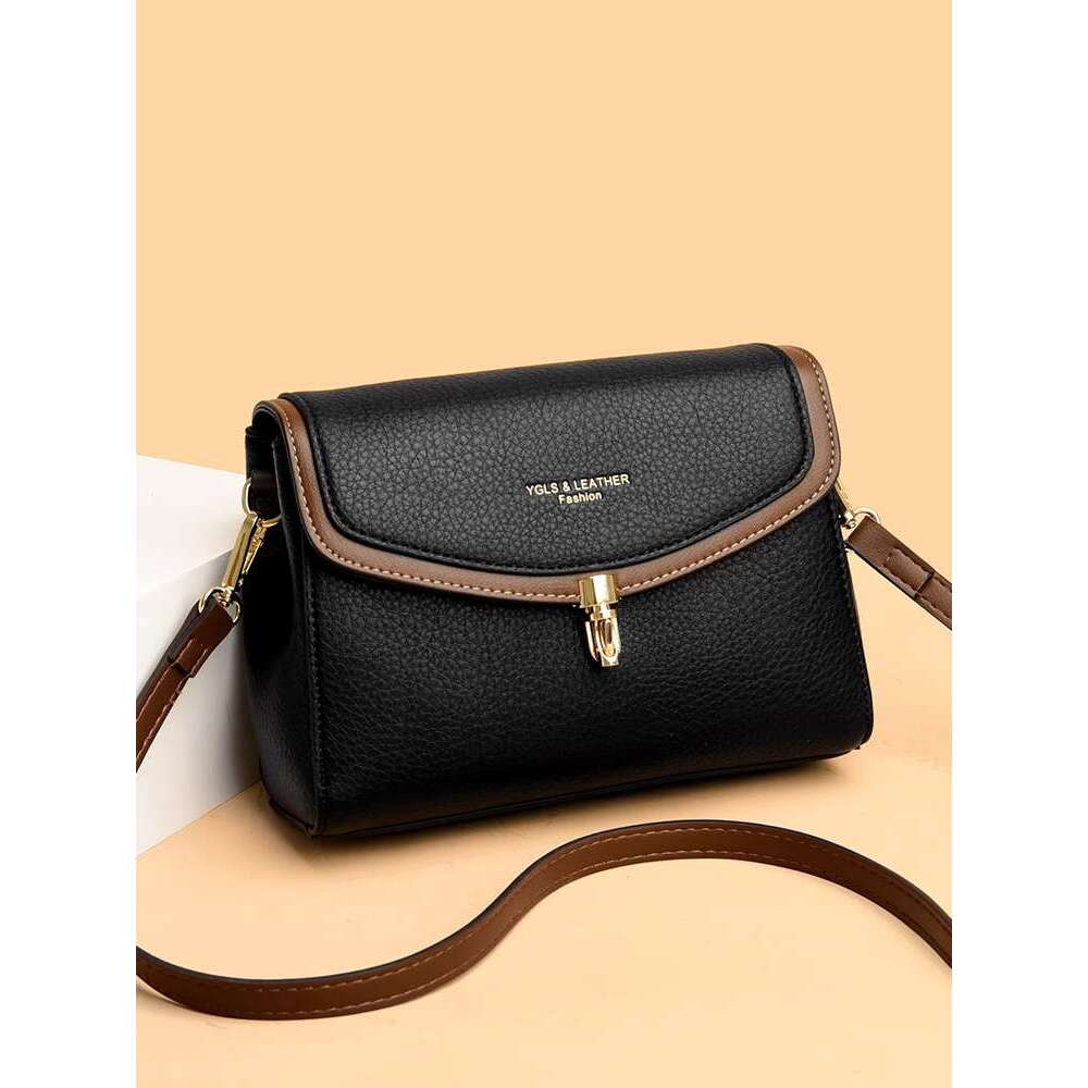Women's Bags Scarecrow Fashion Women's Small Square Crossbody New Middle aged Mom Bag, Simple and Casual Single