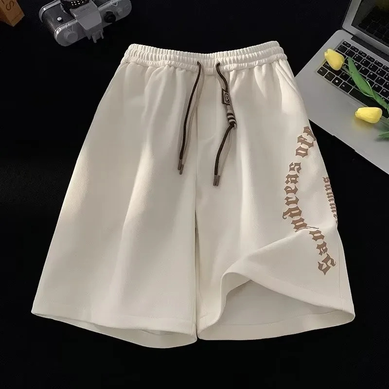 M5XL Mens Shorts Casual Short Pants Oversize Beach Retro Letters Print Sports shorts Five Points Clothing 250207