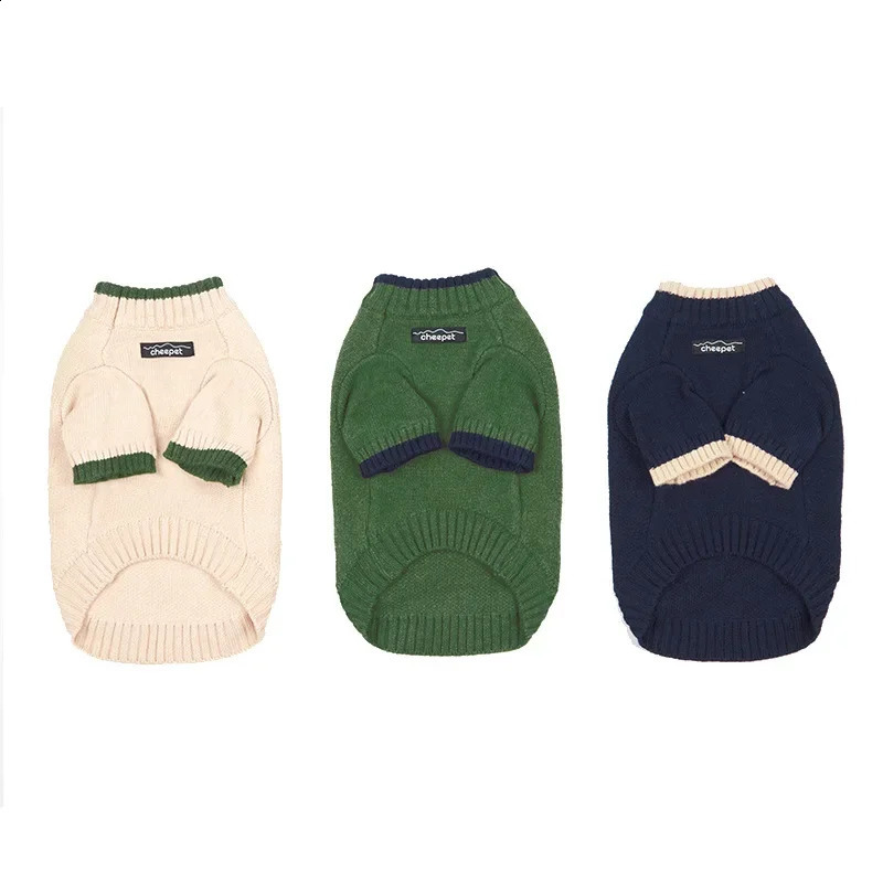 Ins Warm Pet Sweater Contrast Color Two Legged Dog Sweater Fashion Pet Apparel Dog Clothes Dog Clothes 250206