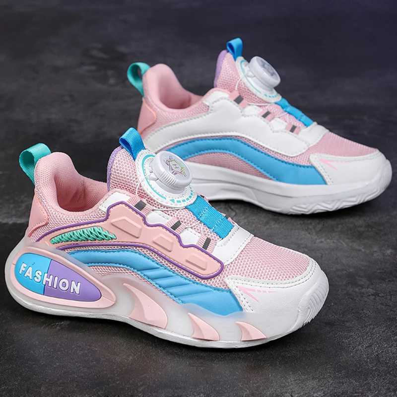 Childrens Sports Shoes Spring Hot Items Neutral Fashion Thick Sold Running Shoes Mesh Breathable Soft Casual Shoes for Kids W250207