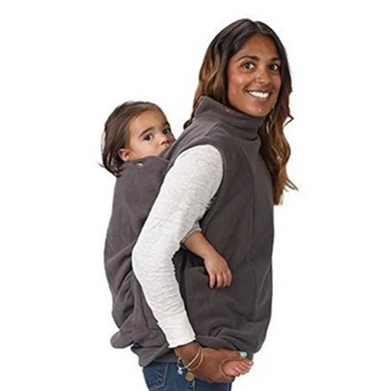 Pregnant womens clothing jacket vest Kangaroo womens pregnant womens clothing sleeveless womens multi-functional vest W250207
