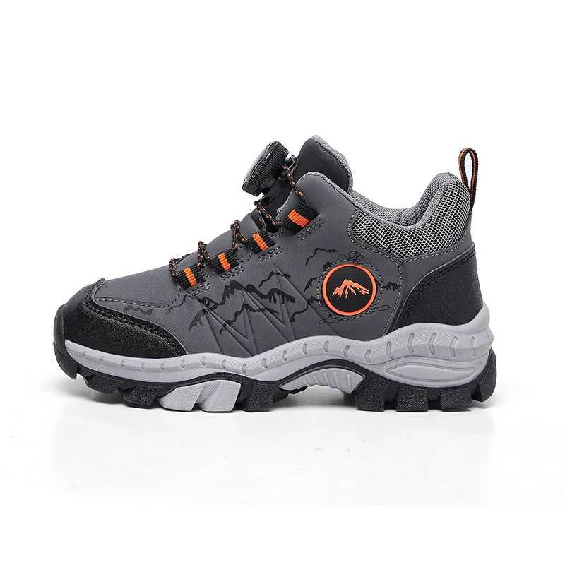 New Autumn Winter Hiking Shoes for Kids Non-Slip Outdoor Shoes Children Warm Mountaineering Trekking Climbing Sports Shoes Boys W250207