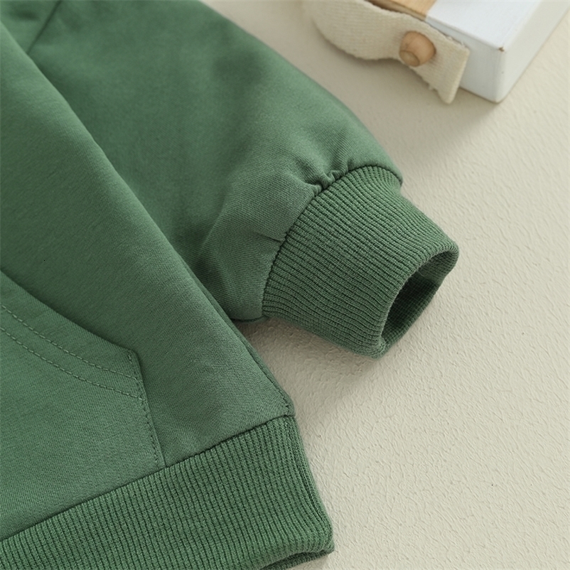 0-36months Baby Hooded Sweatshirt Solid Color Long Sleeve Hoodie Pullovers For Toddler Boys And Spring Fall 250121