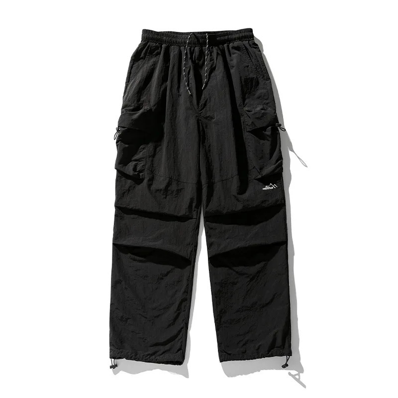 ARENS Parachute Cargo Pants Men Oversize Outdoor Casual Trousers Male Waterproof Pants Man Japanese Streetwear Hip Hop 250206