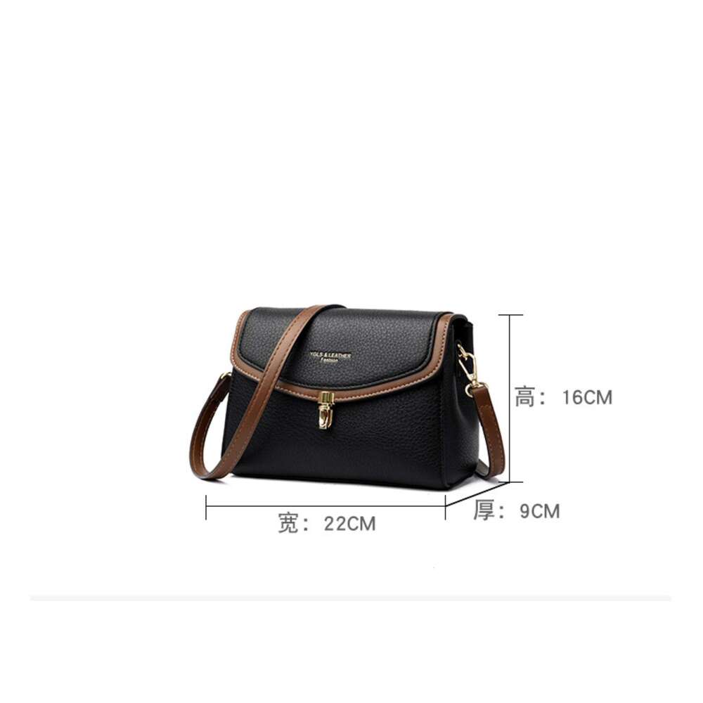 Women's Bags Scarecrow Fashion Women's Small Square Crossbody New Middle aged Mom Bag, Simple and Casual Single