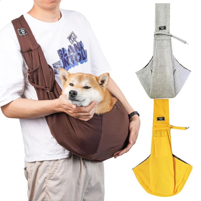 Outdoor Travel Shoulder Bags for Pets Dog Bag Puppy Sling Bag Pet Carrying Supplies 250206