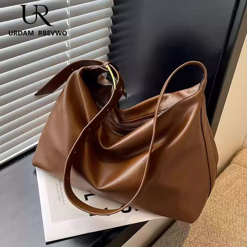 Women's Bags UR handbag for women new soft leather large capacity tote crossbody, high-end texture commuting single shoulder crossbody bag