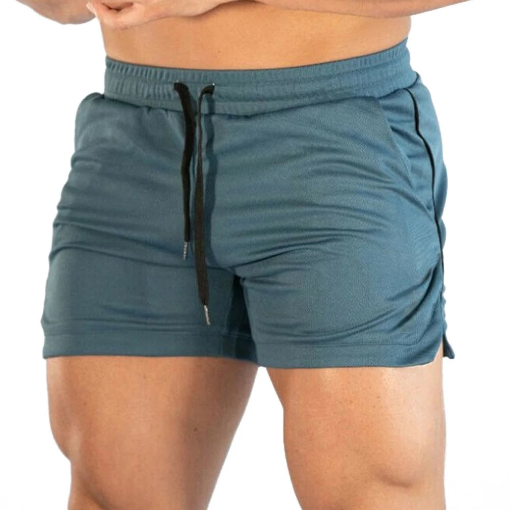 Mens Athletic Shorts Breathable Gym Running with Drawstring Waistband Lightweight Workout Bottoms for Men 250207