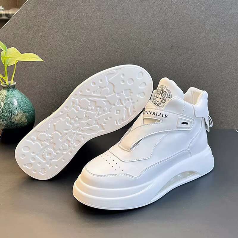 2023 New Air-cushion Men's Autumn Trend All-match High-top Cas ual Shoes With Heightened Comfort Sneakers For Men