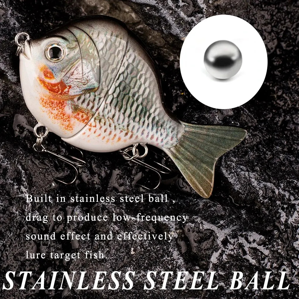 1PCS 9CM 345G Glide Bait Singlejointed Plastic Swimbait Sunfish Fishing Bass Lures 250207