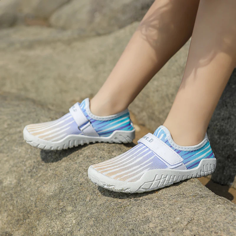 Slipstop Toddler Shoes Barefoot Baby Children Kids Boys Girls Aqua Water Beach Shoes Swimming Waterschoenen Kinderen Quick Dry 250207