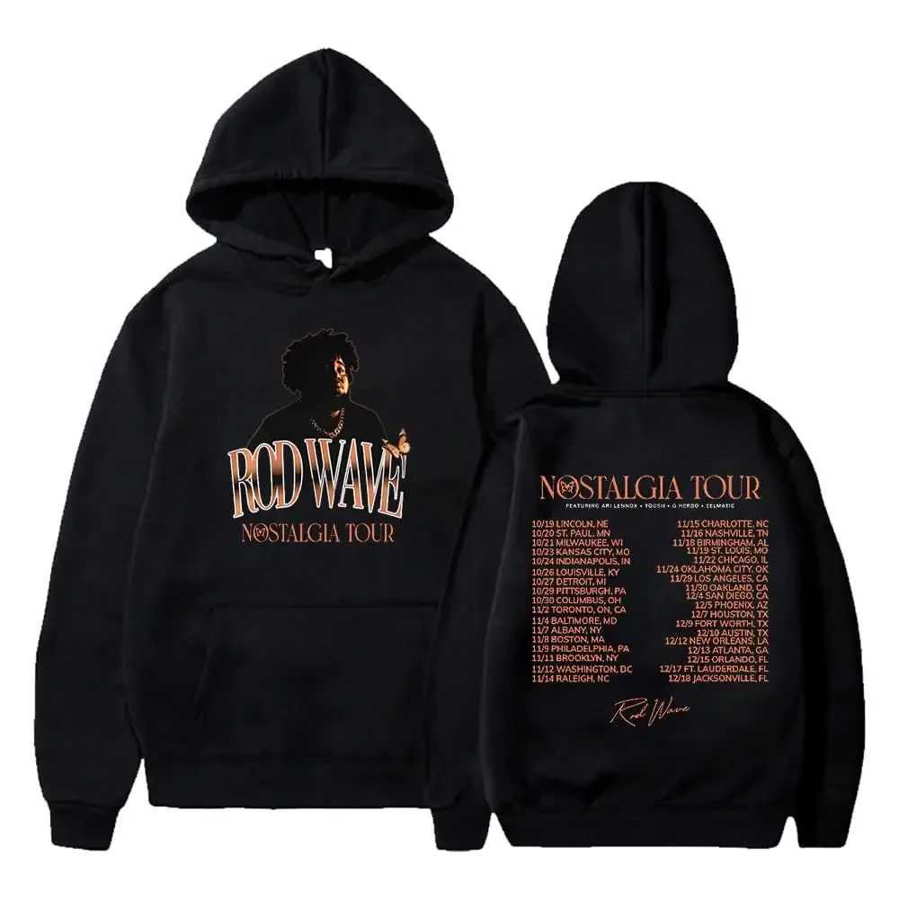 Rapper Rod Wave Hoodies Streetwear Y2k Hoodie Harajuku Casual Pullover Oversized Fleece Sweatshirt Long Sleeve Printed Hoody W250207