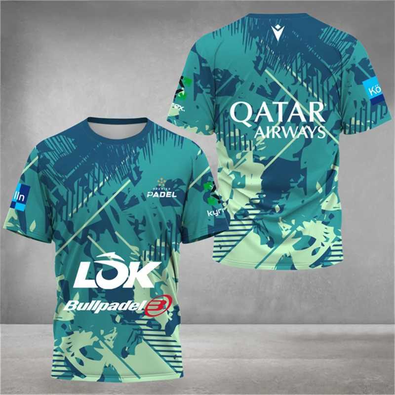 Fashion new Mens Quick Dry Tennis T-Shirt Summer Loose Padel Clothing Outdoor Badminton Running T-Shirts Sport Short Sleeve topT250207