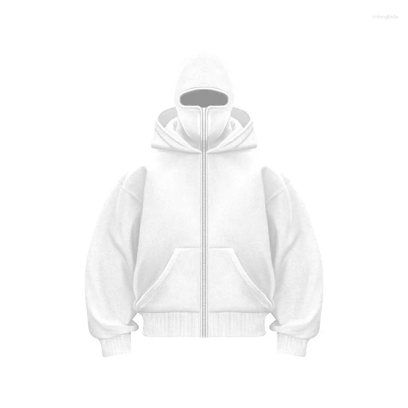 Women's Hoodies Vintage Street Double Hat Design Sweatshirt Oversized Women Casual Loose Cardigan Gothic Punk Haruku Zipper Hooded
