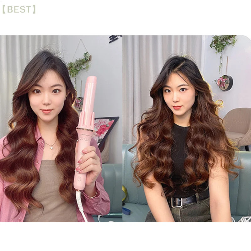 3 Temps Automatic Curling Iron Scald Professional Smart Hair Curler PortableFast Heating Curling Wand 250206