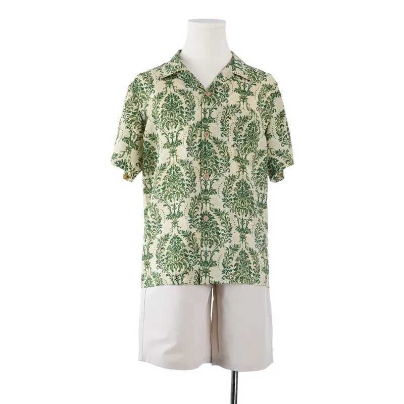 Polynesian Clothing Family Set Beach Mom and Daughter Boho Dress Dad and Son Vacation Shirts Father Mother Kids Matching Clothes W250207