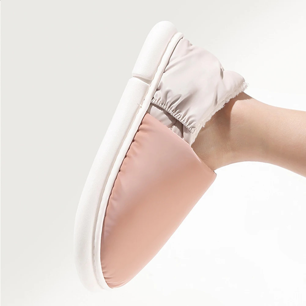 Unisex Electric Heating Slippers with 3 Heating Levels USB Heated Slippers Warm Plush Slippers for Cold Weather 250120