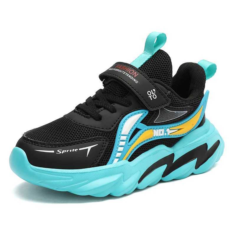 Fashion Kids Sneakers Breathable Mesh Sports Shoes Children Casual Running Shoes Lightweight Athletics Trainers for Boys Girls W250207