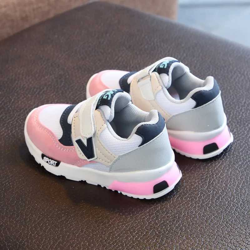 Spring and autumn childrens breathable sports shoes boys and girls soft sole anti slip running shoes baby boots childrens walking shoesXJ250318