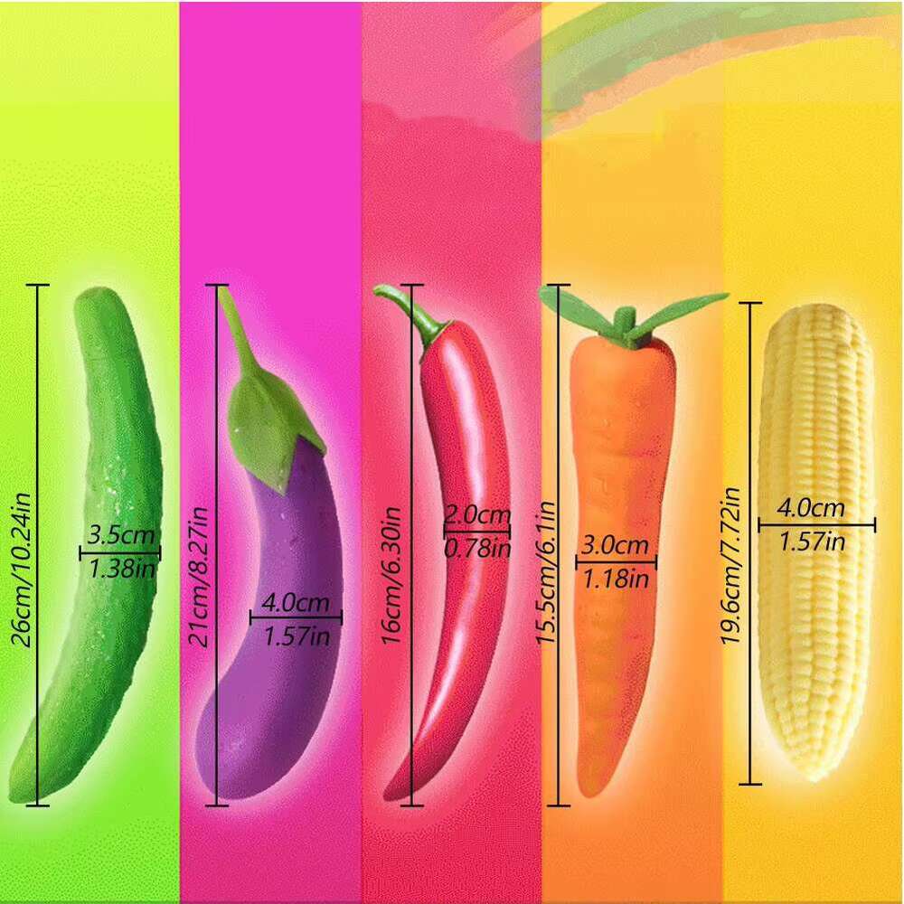 Vegetable Fruit-shaped Dildos Female Masturbation Erotic Dildo Vibrator Anal Plug Adult Sex Toy For Women