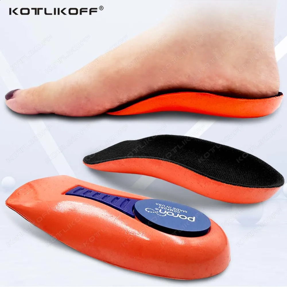 Heel Inserts For Plantar Fasciitis Flat Feet Arch Support Orthopedic Insole Elastic Shock Absorption Sneakers Half Shoe Pad 250120