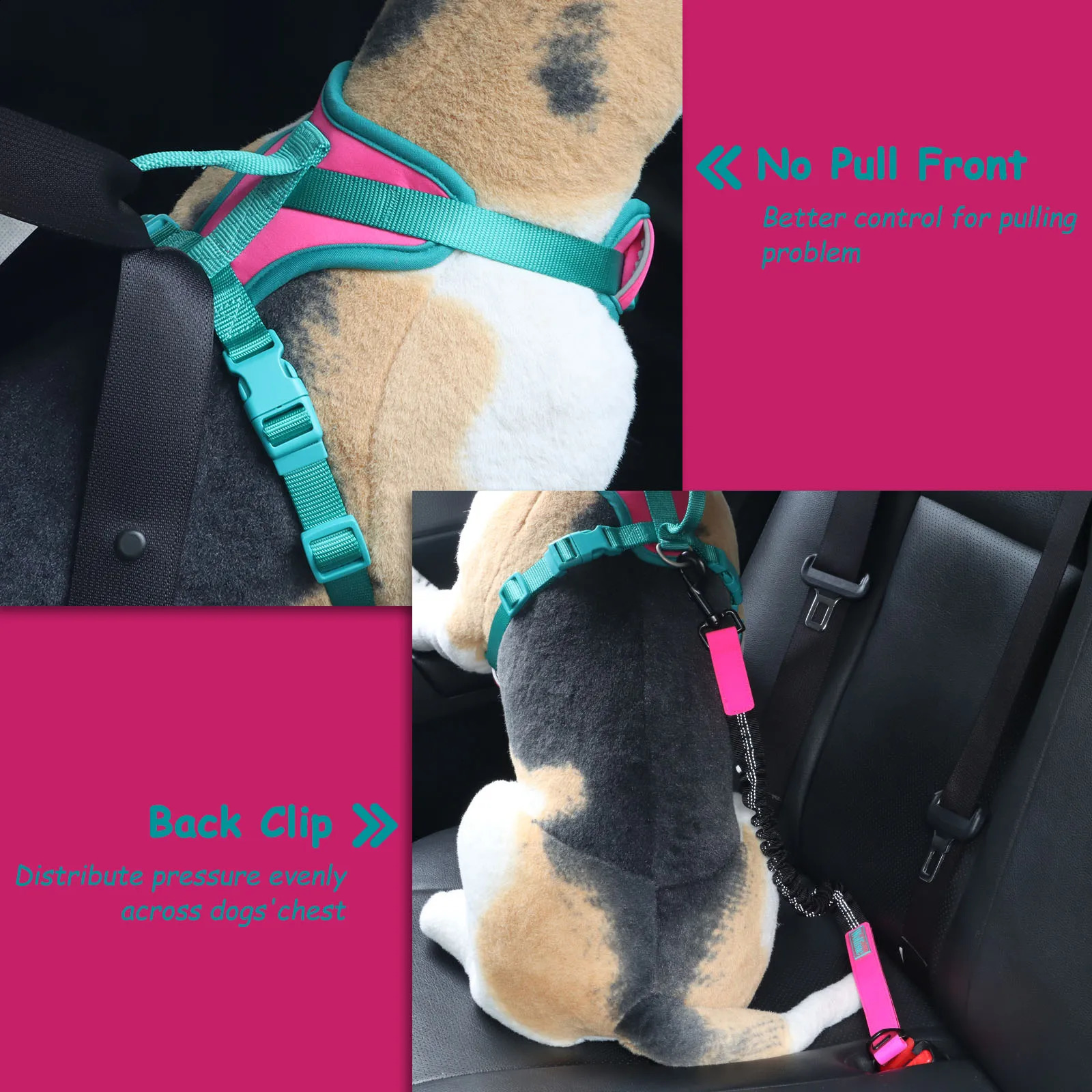 Splicing Colors Breathable For Medium No Pull Dog Harness for large Small dogs Adjustable Chest Strap Dog Harness Personalized 250206