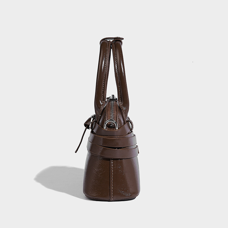 Bag Autumn And Winter Casual Minimalist Niche Winding Design, Hand-Held Shell Bag, Commuting Daily Fashionable Versatile Single Shoulder Diagonal Cros