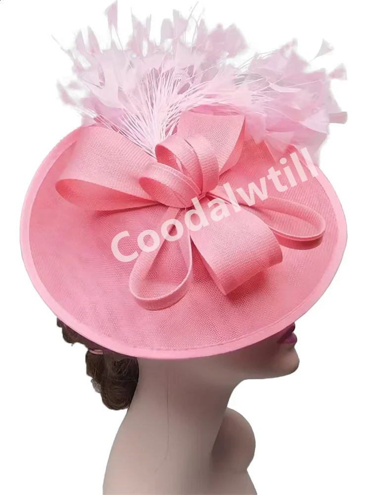 Event Show Fascinator Pillbox Cap Women Chic Party Tea Chapeau Cap Elegant Ladies Formal Dress Church Cocktail Millinery Cap 250207