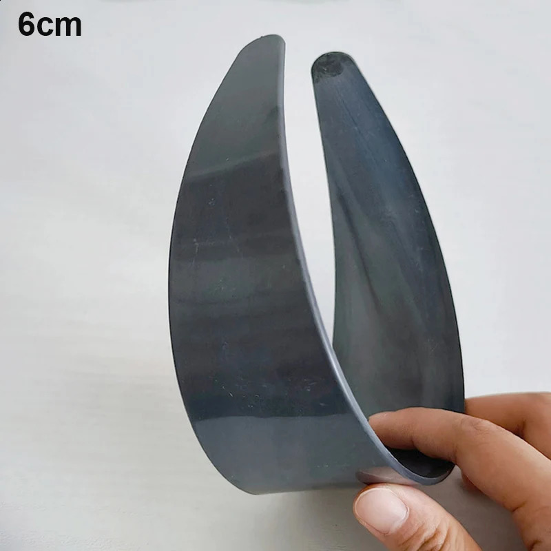 5PCS 3cm 4cm 5cm 6cm Length Plus Plain Plastic Headbands No Teeth Base Hair Hoops Tiara For DIY Women Accessories Wide Hairbands 250207