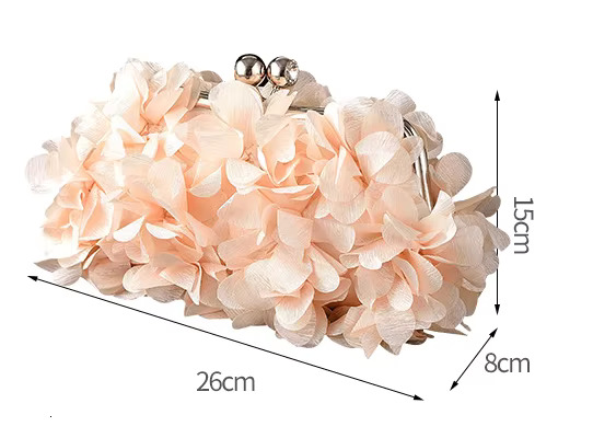 Satin Petal Evening Clutch Bag Designer Dinner Party Wedding Wer Purse Wholesale