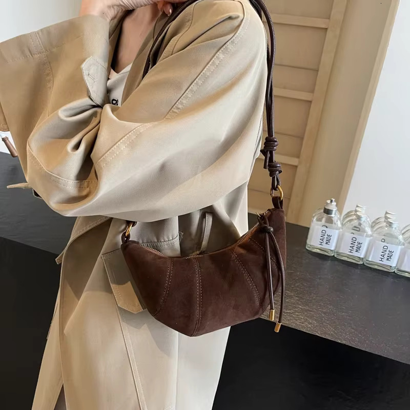 Retro Solid Color Splicing Leather Shoulder Women Korean Fashion Handbags And Purses Lady Crossbody Bag PU Casual