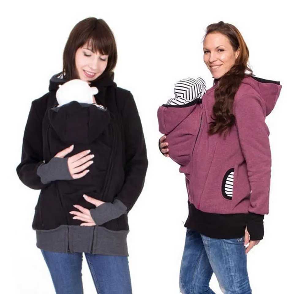 Pregnant womens jackets baby carrier jackets kangaroo warm pregnant womens hoodies pregnant womens jackets W250207