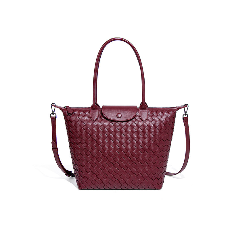 2025 New Fashion Dumpling Bag Hand-woven Bag Large Capacity Pu Leather Hand Crossbody Bag for Women
