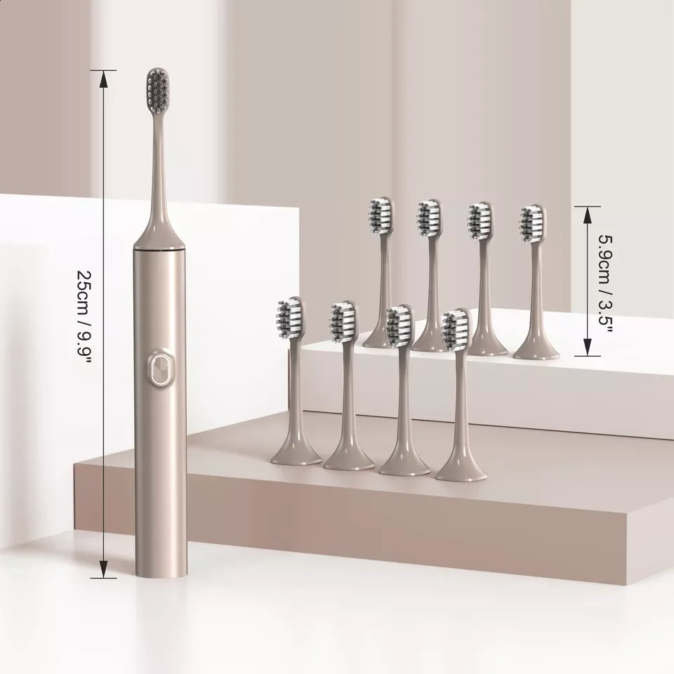 SEJOY Electric Toothbrush with 8 Brush Heads for Adults Rechargeable Toothbrush 250206