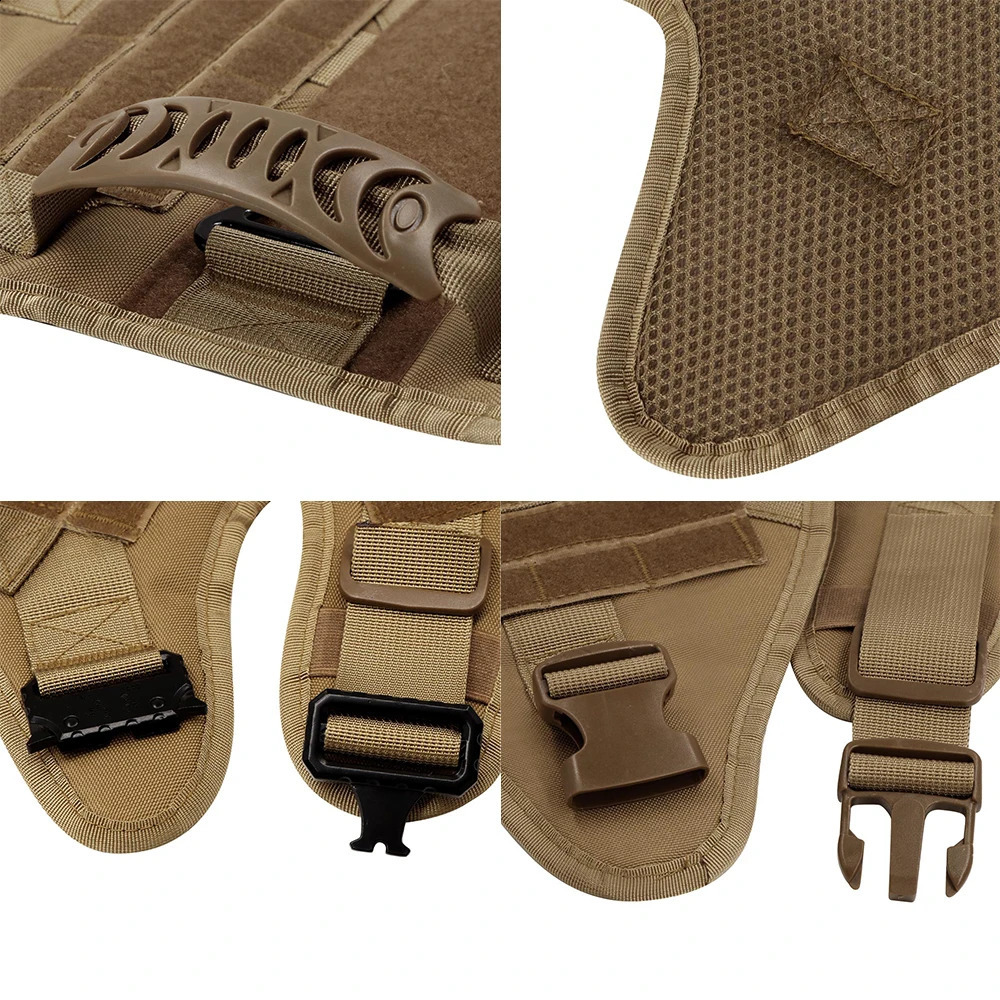 Military Large Dog Harness Pet German Shepherd K9 Malinois Training Vest Tactical Dog Harness And Leash Set For Dogs Accessories 250206