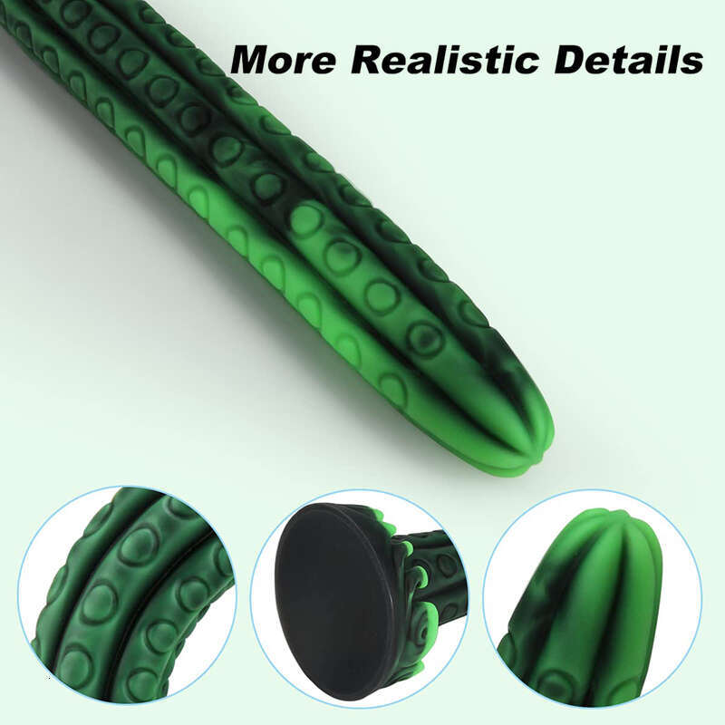 47cm Super Long Anal Glow in The Dark Monster Dildo Flexible Liquid Silicone Butt Plug Vaginal Stimulate for Men and Women