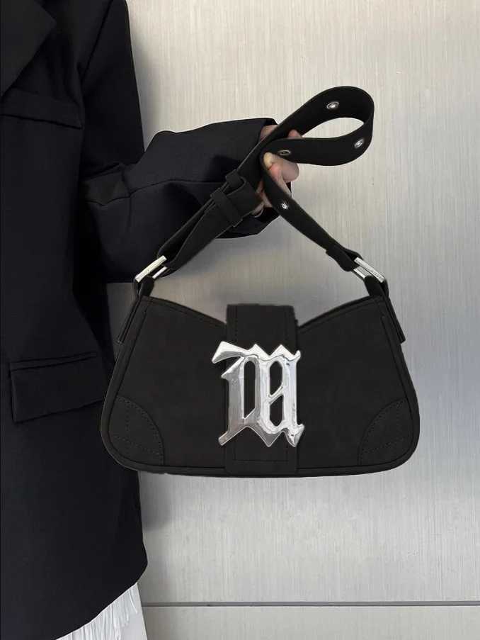 Casual Bags For Wen Luxury Designer Brand Handbags And Purses 2024 New In PU Nubuck Sheet Metal Decoration Crossbody Bag Small Z250318