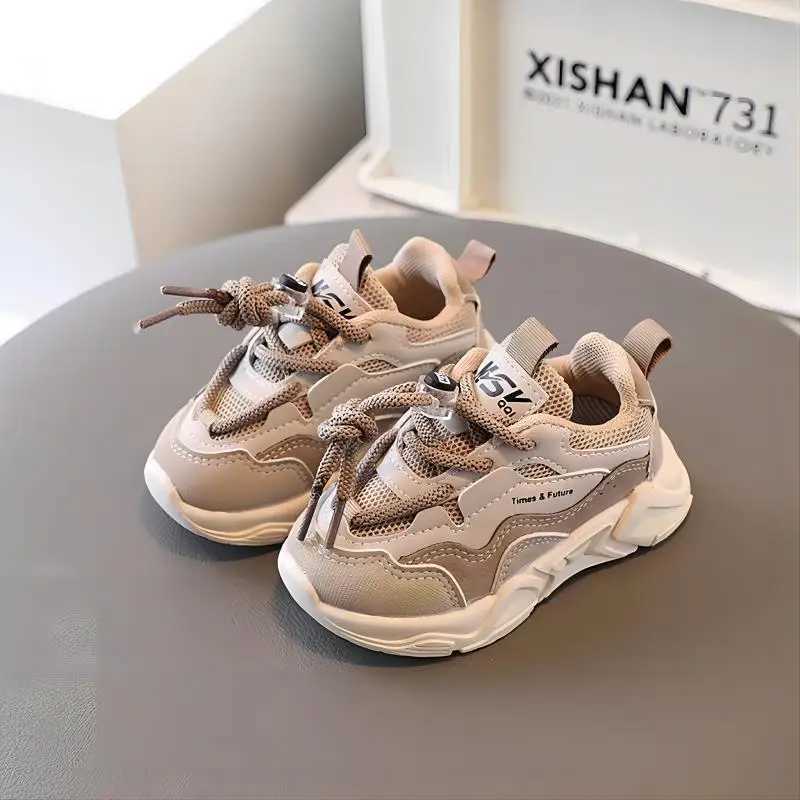 Childrens sports shoes fashionable mesh breathable boys sports shoes spring and autumn childrens outdoor running shoesXJ250318