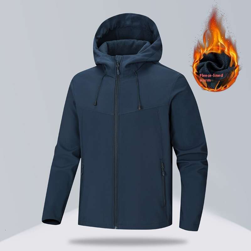 New Spring and Autumn Outdoor Soft Shell Rush Coat for Couples, Large Size Waterproof, Windproof, Wear resistant, and Warm Single Layer Coat