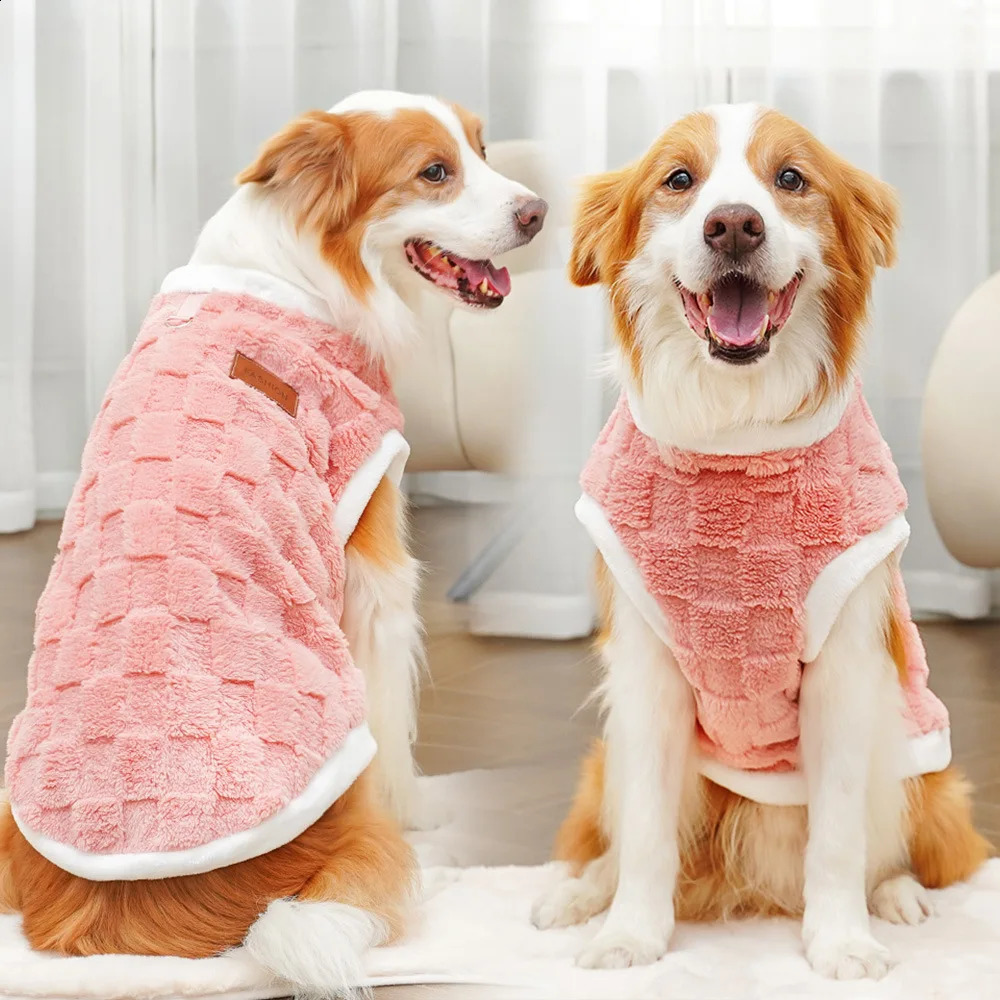 Big Dogs Clothes Winter Warm Sweater XS-8XL Size Pet Clothing Golden Retriever Dog Coats Sweatshirt Pets Puppy Pullover Vest 250206