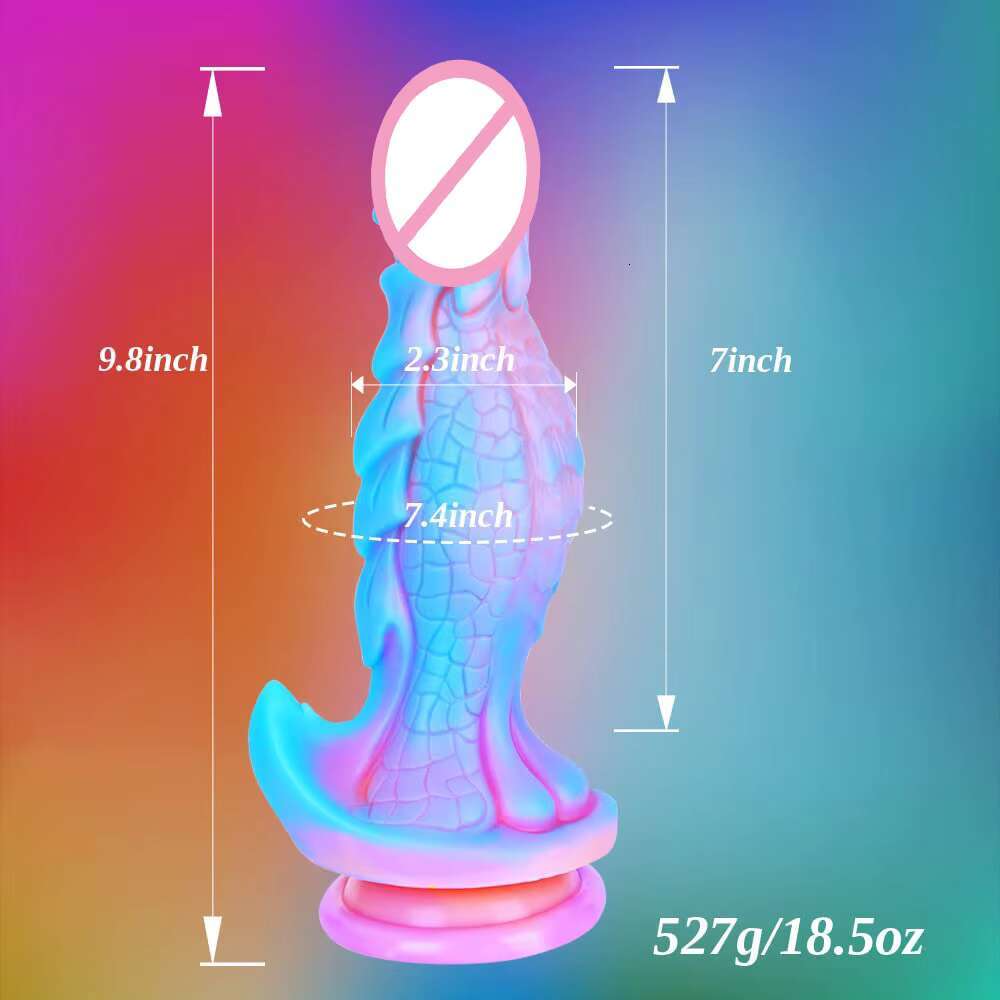 Huge from Monster Large Suction Cup Silicone Dragon Anal Plug Flexible G-spot Long Dildo Adult Big for Women